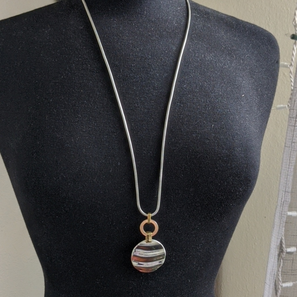 Jenny Bird Silver Pendant Necklace